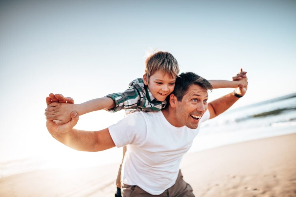 CFVR Father playing with child
